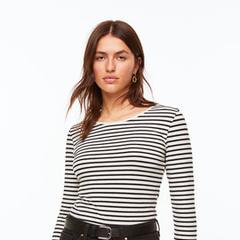 Long-sleeved Jersey Top