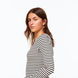 Long-sleeved Jersey Top