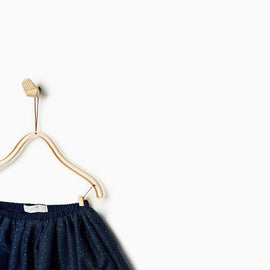 Shiny Polka Dot Tulle Skirt